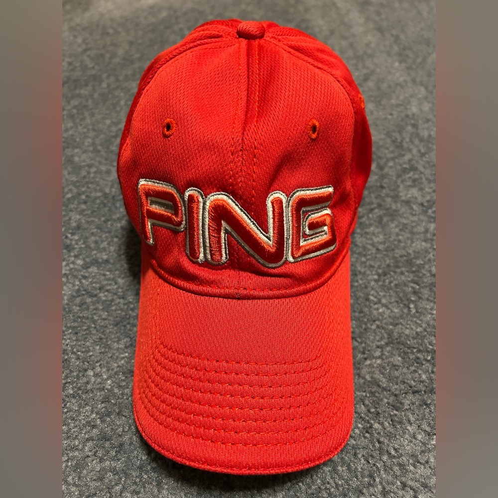 Ping Vibrant Red Cap with Logo